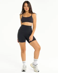 Best ECHT Air High Waisted Pocket Shorts 6" Black