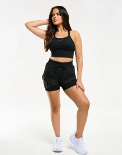 Online ECHT Air Support Crop Tank Black