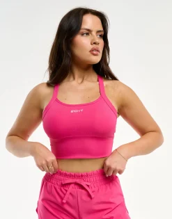 New ECHT Air Support Crop Tank Pink