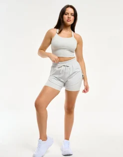 Best ECHT Air Support Crop Tank Micro Grey