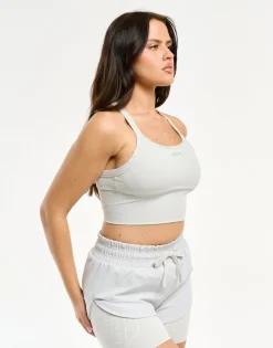 Best ECHT Air Support Crop Tank Micro Grey