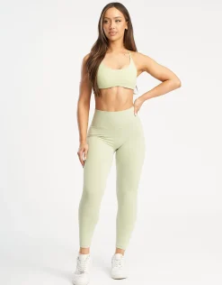 New ECHT All Day Leggings Light Green