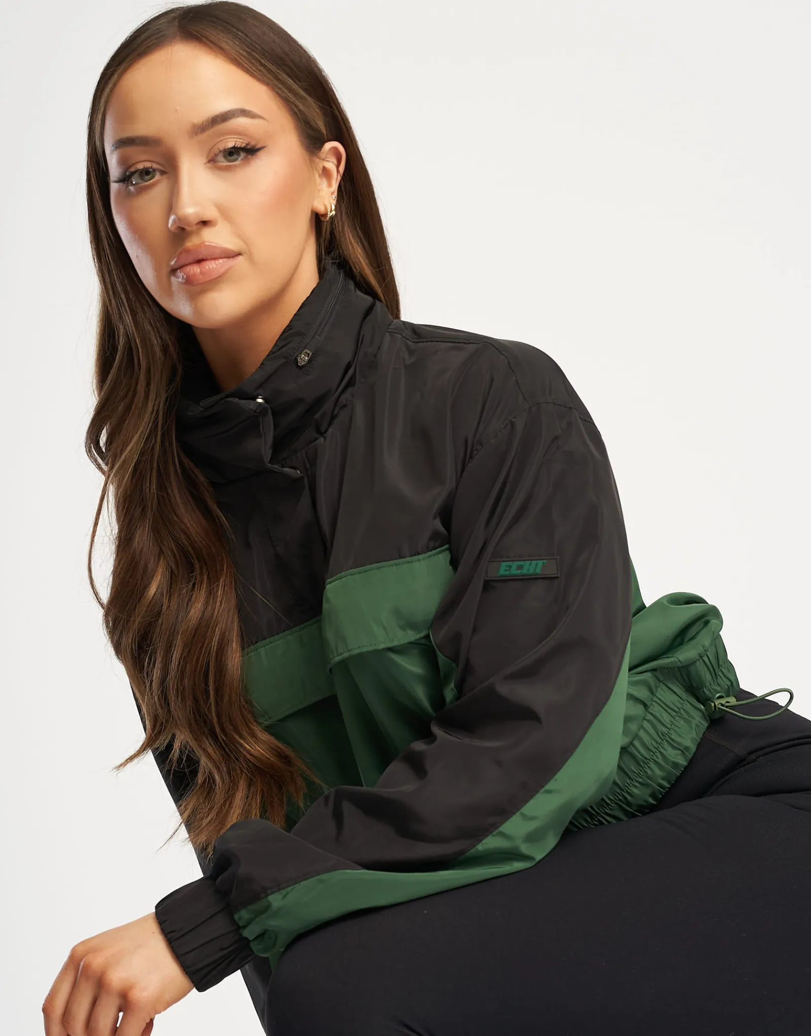 Best ECHT Anorak Jacket Hoodie Green