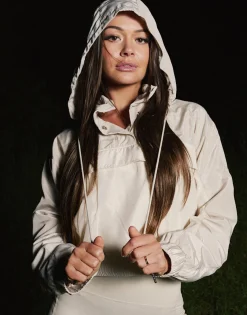 Hot ECHT Anorak Jacket Hoodie Oatmeal