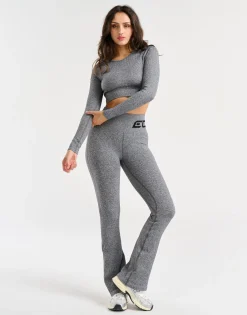 Hot ECHT Arise Comfort Flare Leggings Charcoal