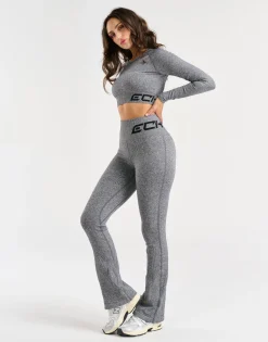 Hot ECHT Arise Comfort Flare Leggings Charcoal