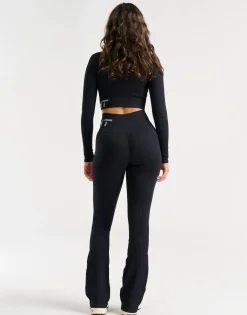 Online ECHT Arise Comfort Flare Leggings Black
