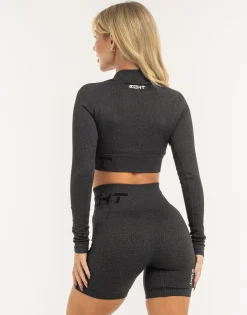 Online ECHT Arise Comfort Zip Long Sleeve Pirate Black