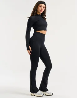Best ECHT Arise Essential Flare Leggings Black