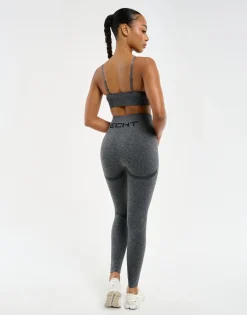 Clearance ECHT Arise Key Seamless Leggings Charcoal Grey