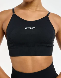 Outlet ECHT Arise Key Seamless Sportsbra Black