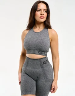 Hot ECHT Arise Return Sports Bra Dark Grey