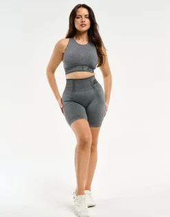 Hot ECHT Arise Return Sports Bra Dark Grey