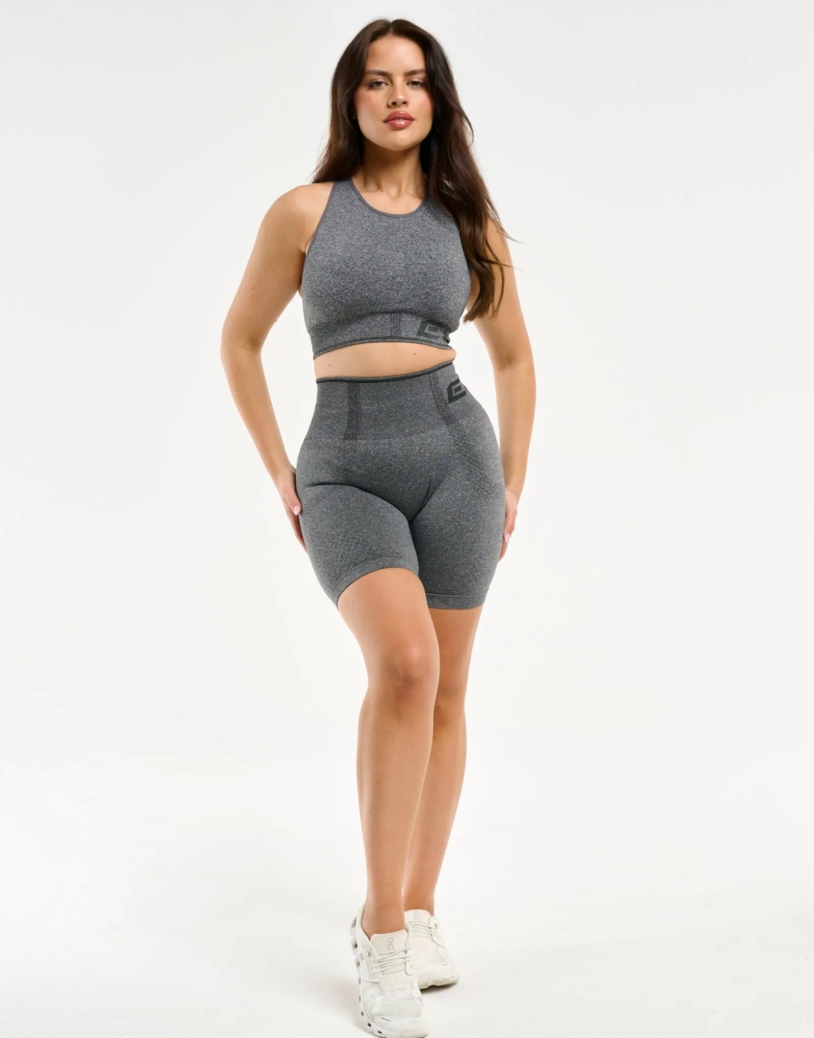 Hot ECHT Arise Return Sports Bra Dark Grey