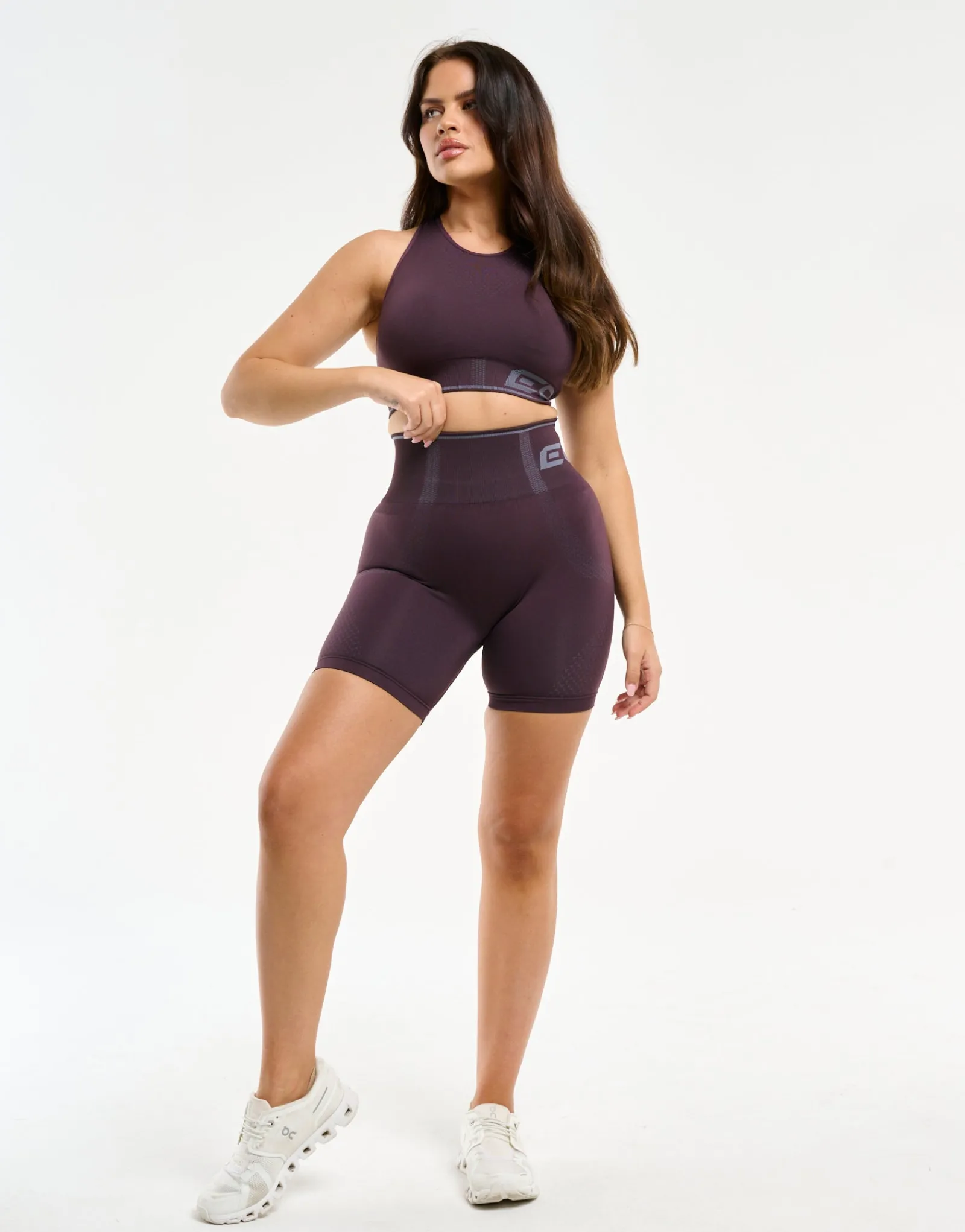 Best ECHT Arise Return Sports Bra Plum Purple