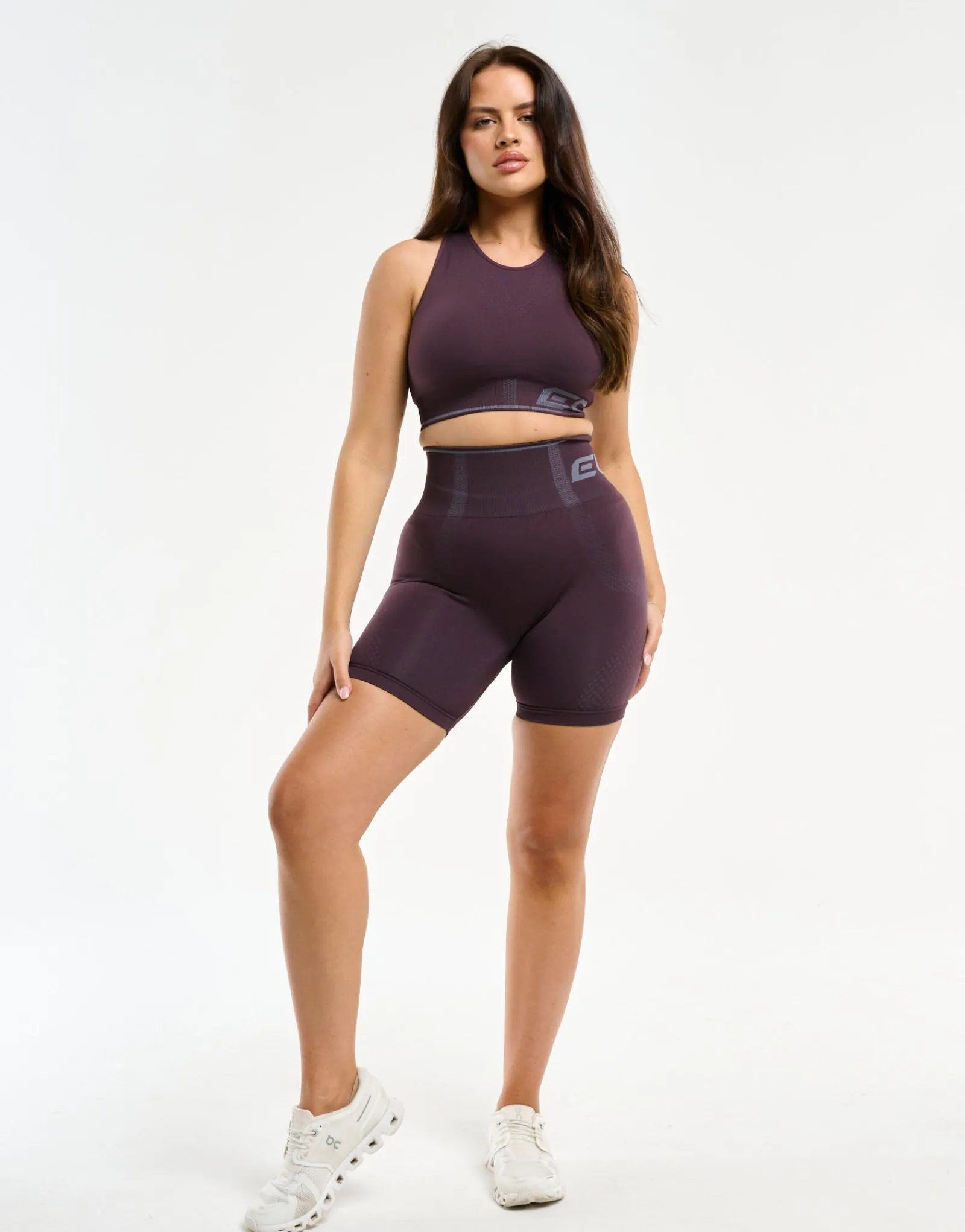 Best ECHT Arise Return Sports Bra Plum Purple