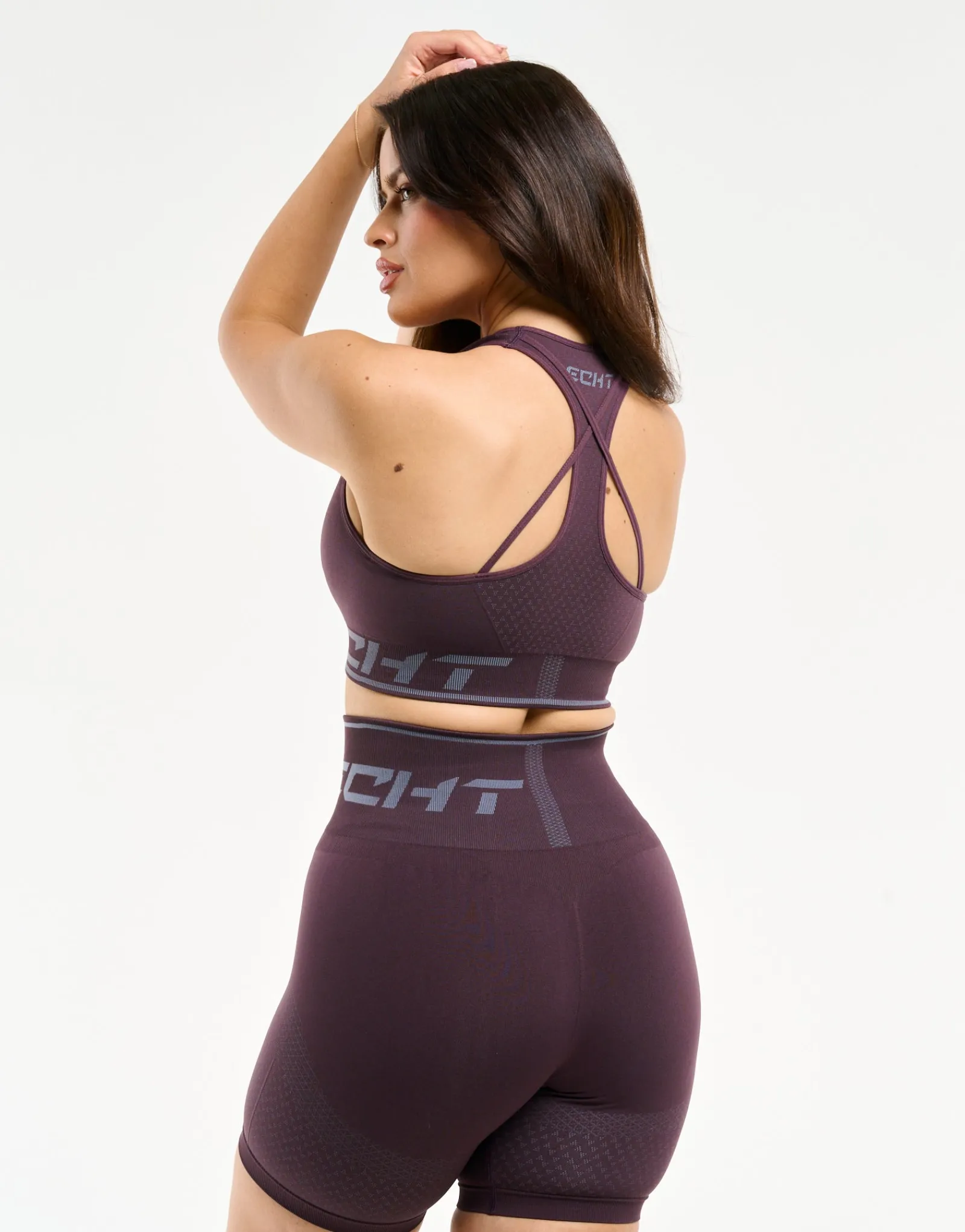 Best ECHT Arise Return Sports Bra Plum Purple
