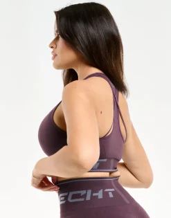 Best ECHT Arise Return Sports Bra Plum Purple