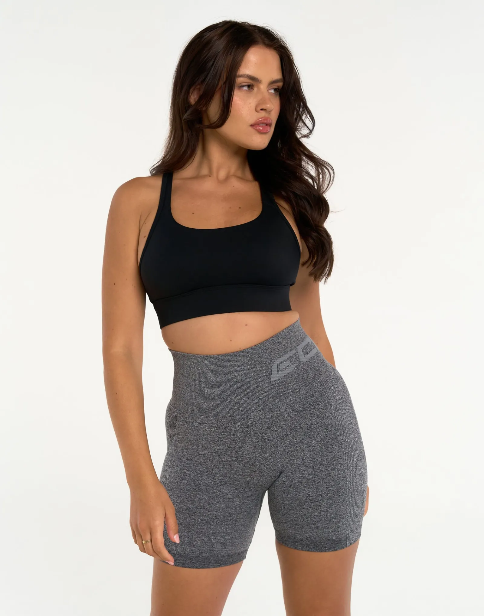 Outlet ECHT Arise Scrunch Shorts Charcoal