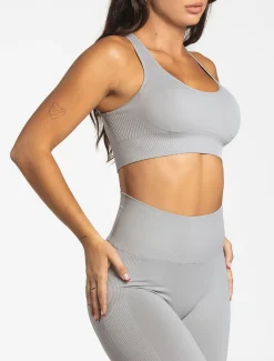 Sale ECHT Arise Seamless Essential Sports Bra Grey