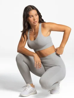 Sale ECHT Arise Seamless Essential Sports Bra Grey