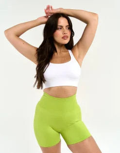 Discount ECHT Arise Seamless Essential Shorts Lime Green