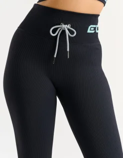 Best ECHT Arise Style Leggings Black with Mint
