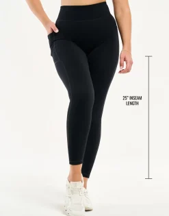 Online ECHT Ascend Pocket Leggings 25" Black