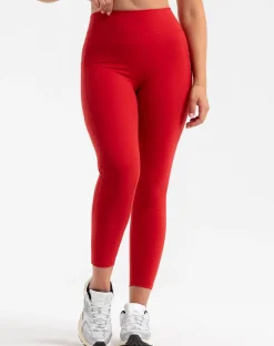 Sale ECHT Ascend Pocket Leggings 25" Scarlet Red