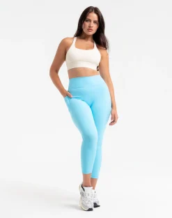 Discount ECHT Ascend Pocket Leggings 23" Baby Blue