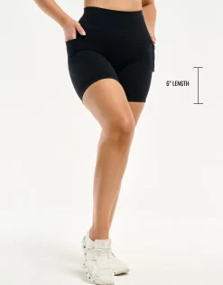 Online ECHT Ascend Pocket Shorts 6" Black
