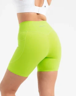 Sale ECHT Ascend Pocket Shorts 6" Lime Green