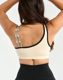 Sale ECHT Asymmetric Sports Bra Taupe