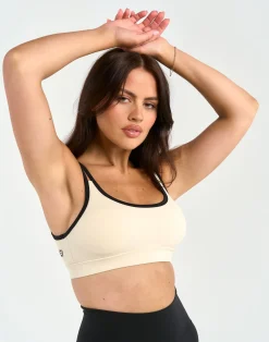 Sale ECHT Asymmetric Sports Bra Taupe