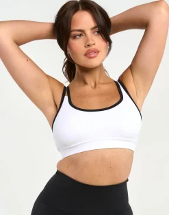 Best ECHT Asymmetric Sports Bra White