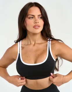New ECHT Asymmetric Sports Bra Black