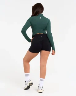 Discount ECHT Athlete Crop Jacket Green