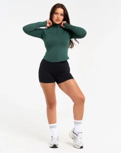 Discount ECHT Athlete Crop Jacket Green