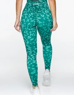 New ECHT Avant Scrunch Leggings Emerald Green