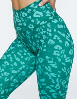 New ECHT Avant Scrunch Leggings Emerald Green