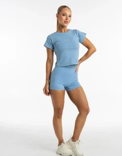 Clearance ECHT Basics Baby Tee Process Blue