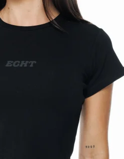 Hot ECHT Basics Baby Tee Black