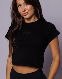 Hot ECHT Basics Baby Tee Black