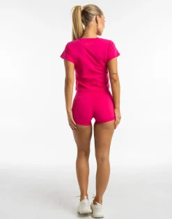 Online ECHT Basics Baby Tee Bright Pink