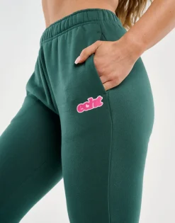 Hot ECHT Blur Flare Sweatpants Green