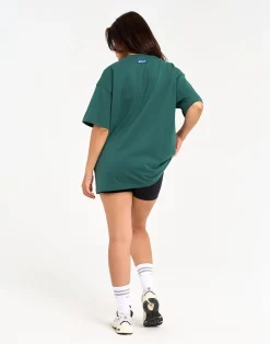 Sale ECHT College Oversize Tee Green