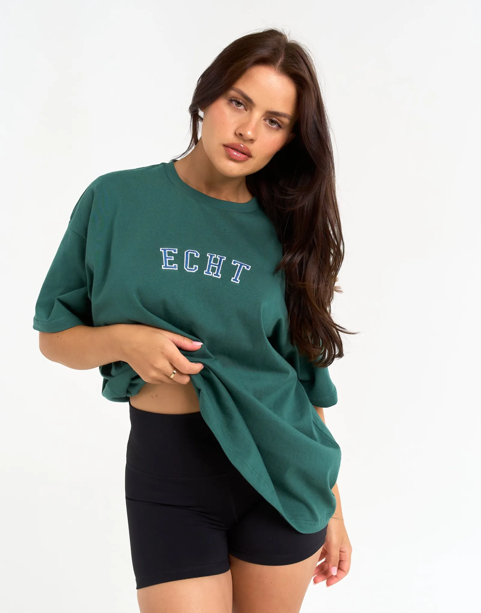 Sale ECHT College Oversize Tee Green