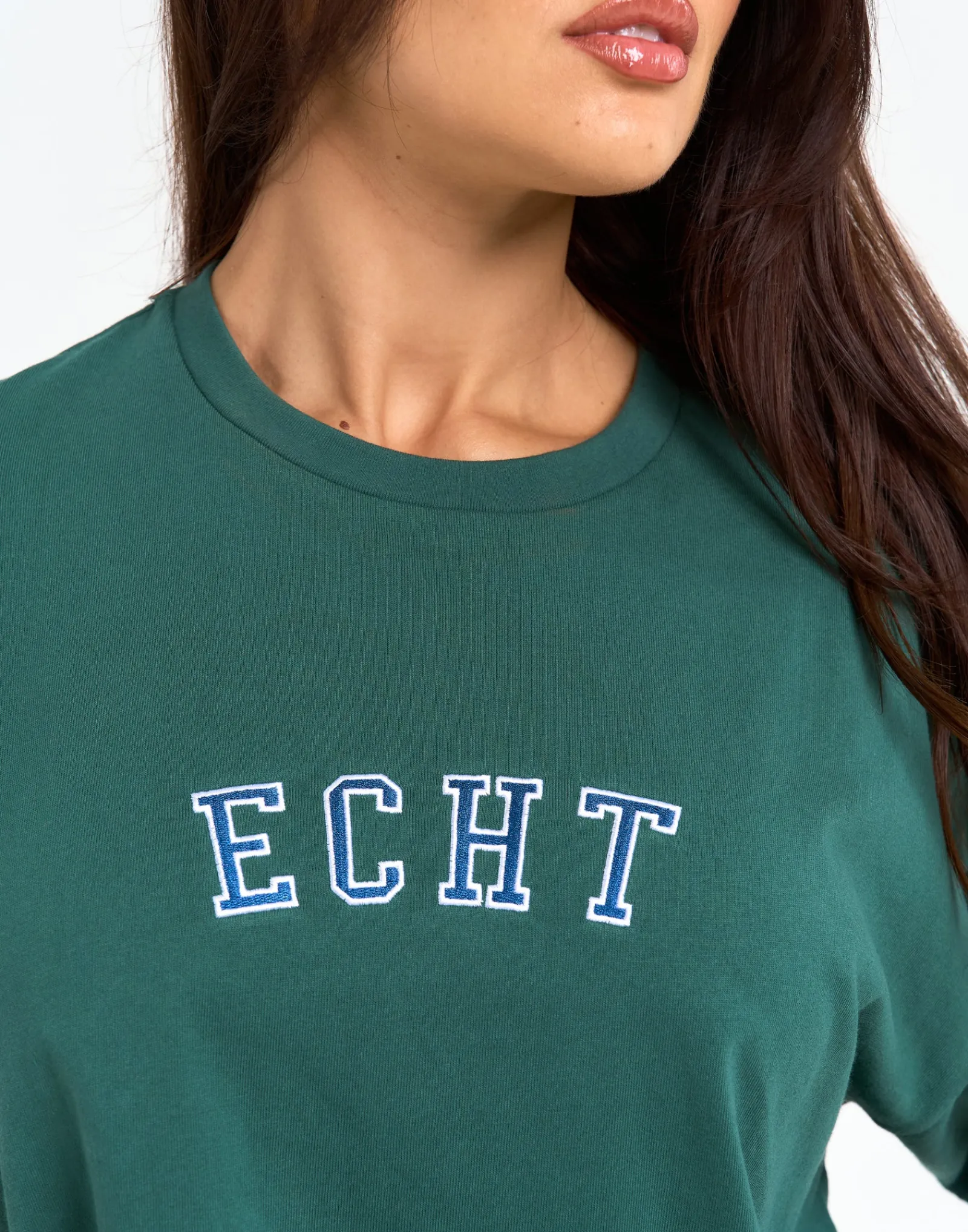 Sale ECHT College Oversize Tee Green