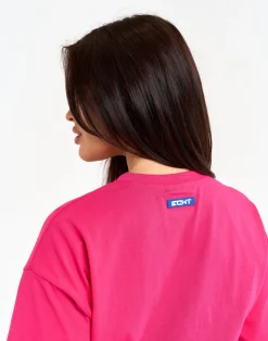 Hot ECHT College Oversize Tee Pink