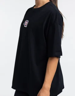 Clearance ECHT Colour Wave Oversize Tee Black